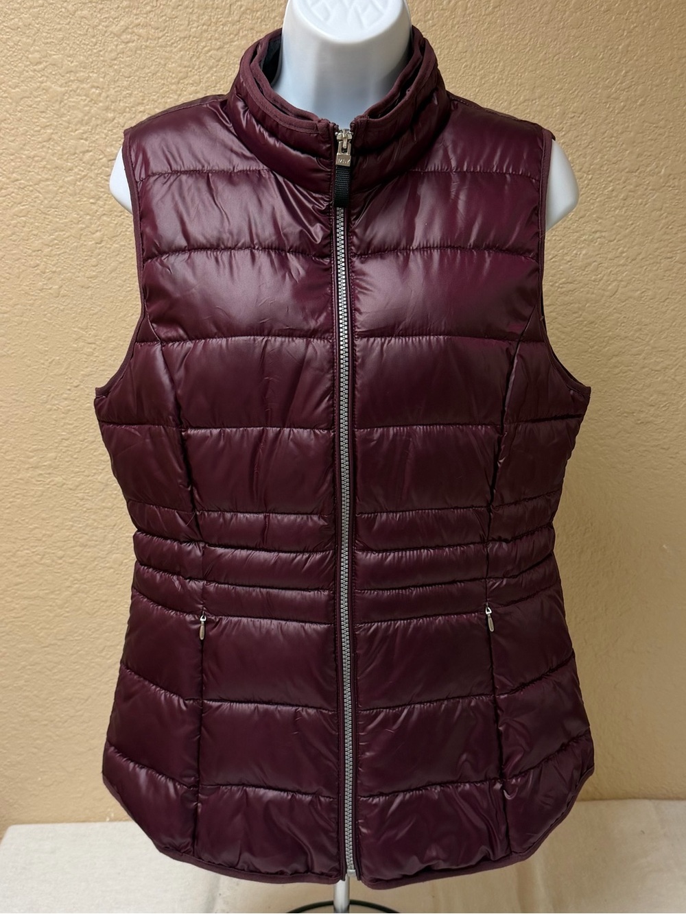 4/$20 Marc New York Women’s Quilted Sleeveless Puffer Vest - Burgundy